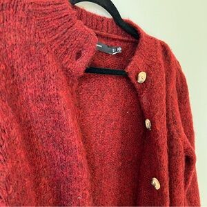 Vero Moda Red Sweater with buttons
